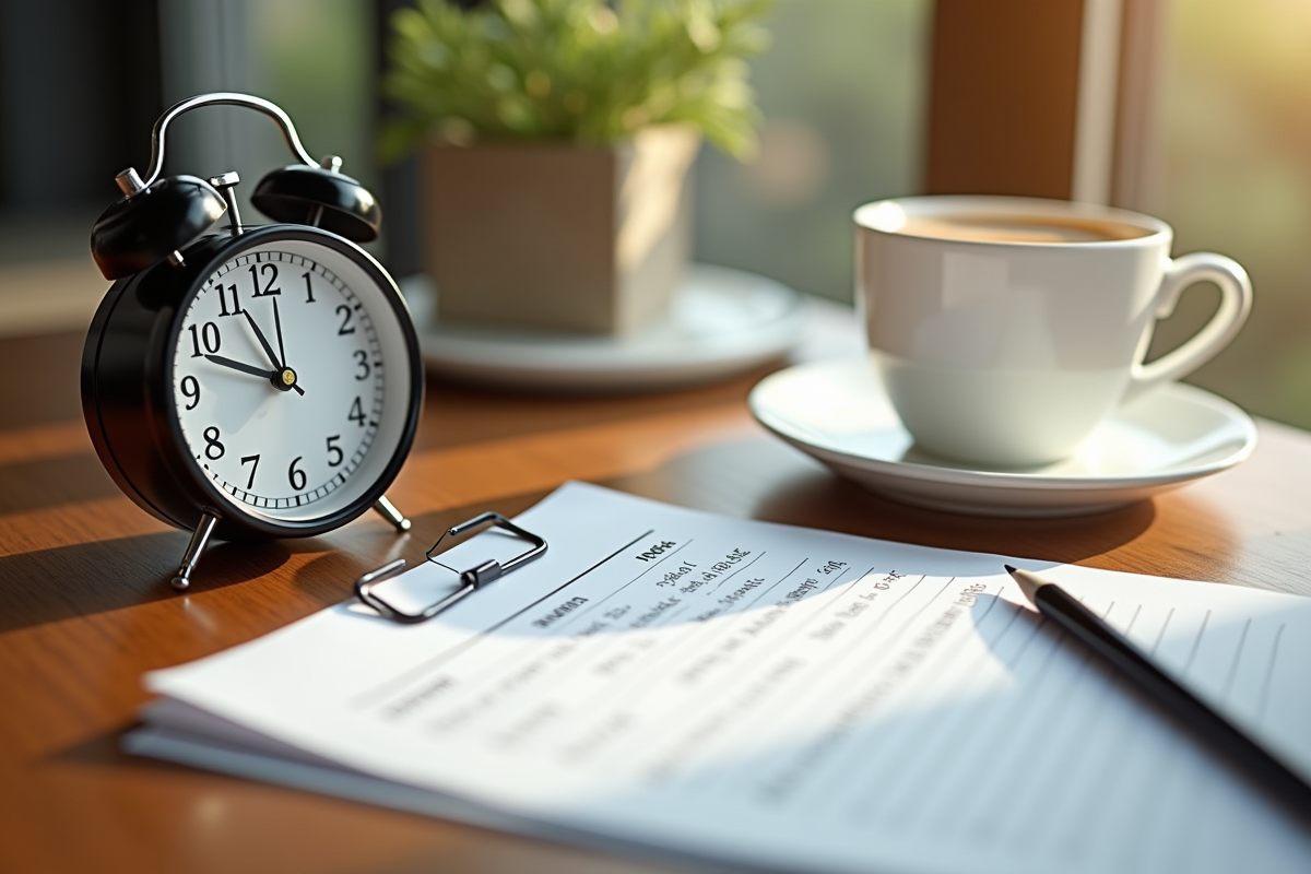 horloge travail